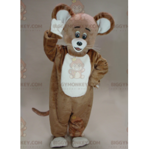 BIGGYMONKEY™ Costume mascotte Jerry Mouse marrone del cartone