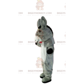 Costume de mascotte BIGGYMONKEY™ d'âne gris et blanc très