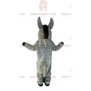 Sehr süßes BIGGYMONKEY™ Maskottchenkostüm aus grauem und weißem