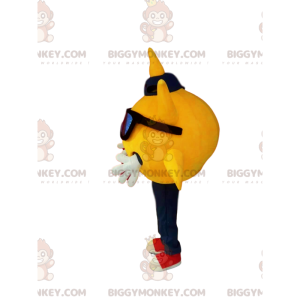 Sun BIGGYMONKEY™ mascot costume, with sunglasses and cap -
