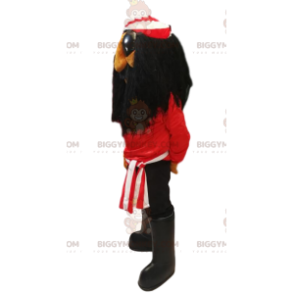 Costume de mascotte BIGGYMONKEY™ de pirate avec un t-shirt