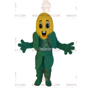 Very Happy Corn Cob BIGGYMONKEY™ Mascot Costume. Corn cob