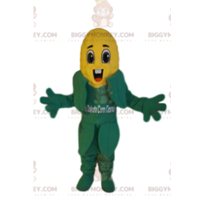 Very Happy Corn Cob BIGGYMONKEY™ Mascot Costume. Corn cob