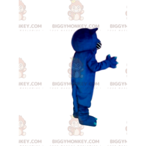 BIGGYMONKEY™ agressief mascottekostuum met blauwe panter.