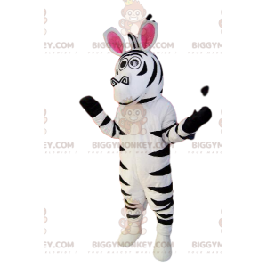 Costume de mascotte BIGGYMONKEY™ de zèbre super comique.