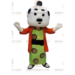 BIGGYMONKEY™ mascot costume of man in traditional Japanese