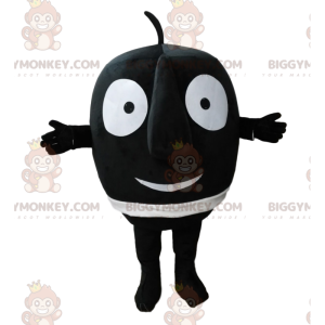 Costume de mascotte BIGGYMONKEY™ de petit bonhomme rond noir