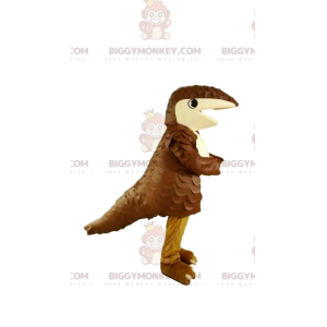 Super divertente mascotte armadillo marrone. costume da