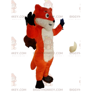 BIGGYMONKEY™ mascot costume of red and white fox Sizes L (175-180CM)