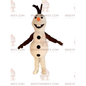 BIGGYMONKEY™-mascottekostuum van Olaf, de sneeuwman uit Frozen