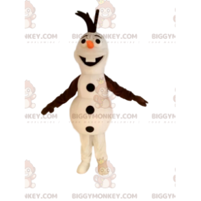 BIGGYMONKEY™-mascottekostuum van Olaf, de sneeuwman uit Frozen