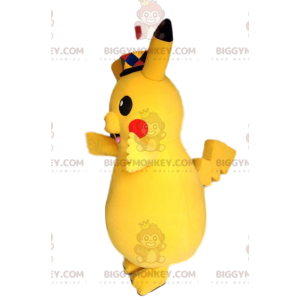 Traje de mascote BIGGYMONKEY™ de Pikachu, famoso personagem de