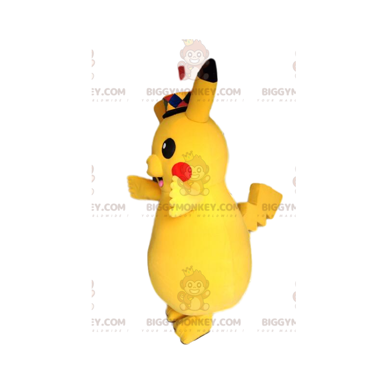 BIGGYMONKEY™ mascottekostuum van Pikachu, beroemd personage uit