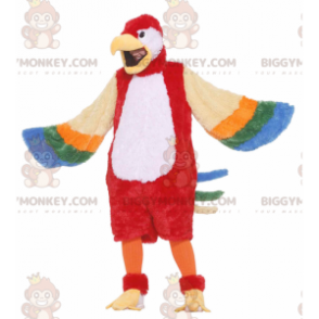 Costume da mascotte Pappagallo gigante multicolore BIGGYMONKEY™