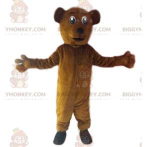 Costume da mascotte BIGGYMONKEY™ dell'orso bruno molto