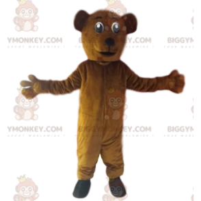 Velmi nadšený kostým maskota medvěda hnědého BIGGYMONKEY™.