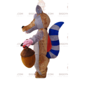 BIGGYMONKEY™ Maskottchenkostüm von Scrat, dem berühmten