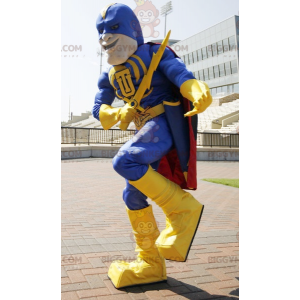 Disfraz de mascota BIGGYMONKEY™ de superhéroe con traje
