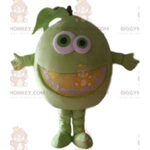 Super fun lime BIGGYMONKEY™ mascot costume. lemon costume -