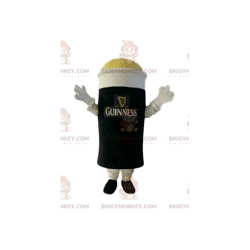 Costume da mascotte BIGGYMONKEY™ con bicchiere di birra.