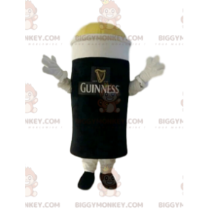 Costume da mascotte BIGGYMONKEY™ con bicchiere di birra.