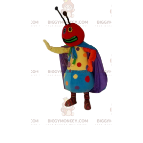 Traje de mascote colorido formiga BIGGYMONKEY™, com pontos