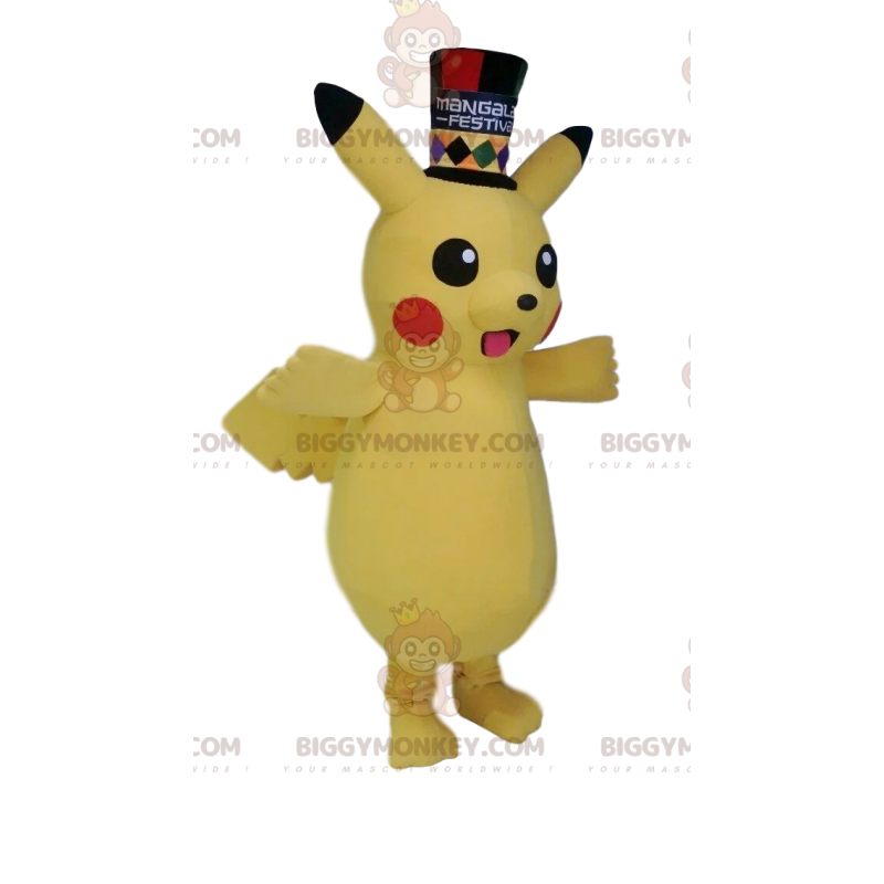 BIGGYMONKEY™ costume mascotte di Pickachu, la famosa creatura