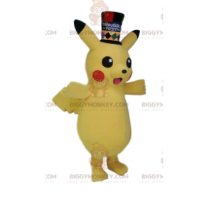 BIGGYMONKEY™ mascot costume of Pickachu, the famous creature
