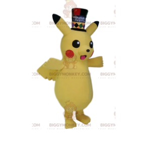 Costume de mascotte BIGGYMONKEY™ de Pickachu, la créature de