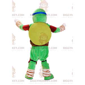 Traje de mascote BIGGYMONKEY™ de Leonardo das Tartarugas Ninja.