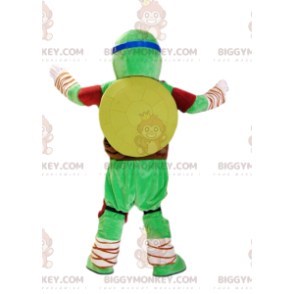 El disfraz de mascota BIGGYMONKEY™ de Leonardo de las Tortugas