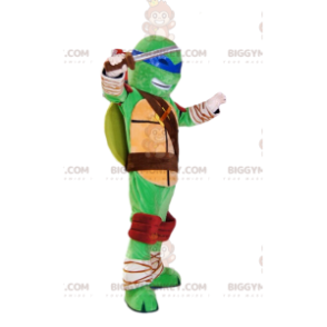 Costume de mascotte BIGGYMONKEY™ de Leonardo, des Tortues