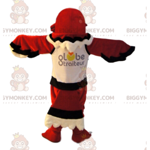 BIGGYMONKEY™ Costume da mascotte Red Eagle Maglia sportiva.