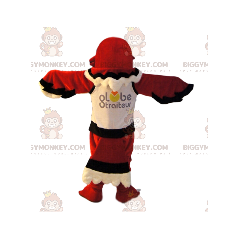 BIGGYMONKEY™ Mascot Costume Red Eagle Sports Jersey. Red Eagle