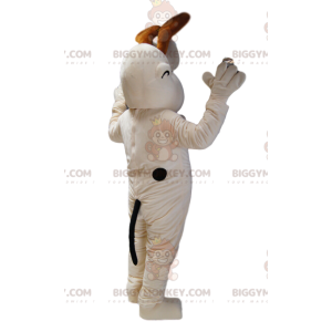 Traje de mascote BIGGYMONKEY™ de Odie, o cachorro branco de