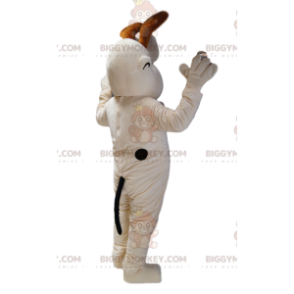 Traje de mascote BIGGYMONKEY™ de Odie, o cachorro branco de