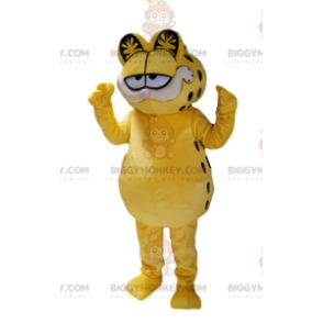 Kostým maskota Garfielda, karikatury Greedy Cat BIGGYMONKEY™ –