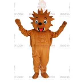 Costume de mascotte BIGGYMONKEY™ de hérisson marron très