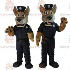 BIGGYMONKEY™ German Shepherd Mascot Costume In Policeman