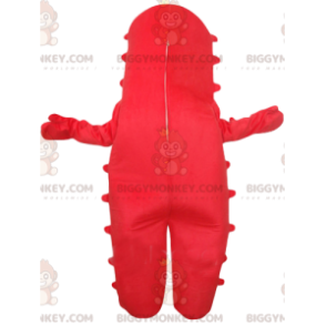 Traje de mascote do Monstro Ciclope Vermelho Super Amigável