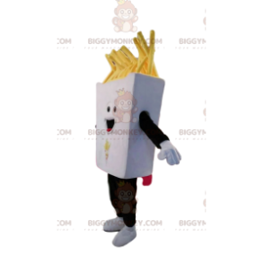 Costume de mascotte BIGGYMONKEY™ de barquette de frites très