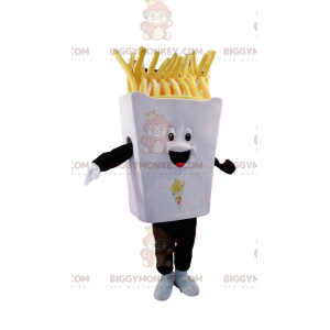 Sehr lustiges BIGGYMONKEY™ Maskottchen Kostüm Pommes Tablett. -