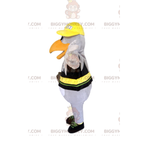 BIGGYMONKEY™ mascottekostuum van witte adelaar in