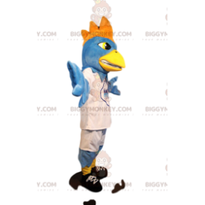 ¡Disfraz de mascota BIGGYMONKEY™ Águila azul claro en ropa