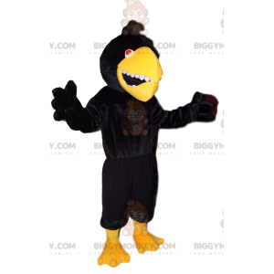 Kostium maskotki BIGGYMONKEY™ bardzo agresywnego orła z żółtym