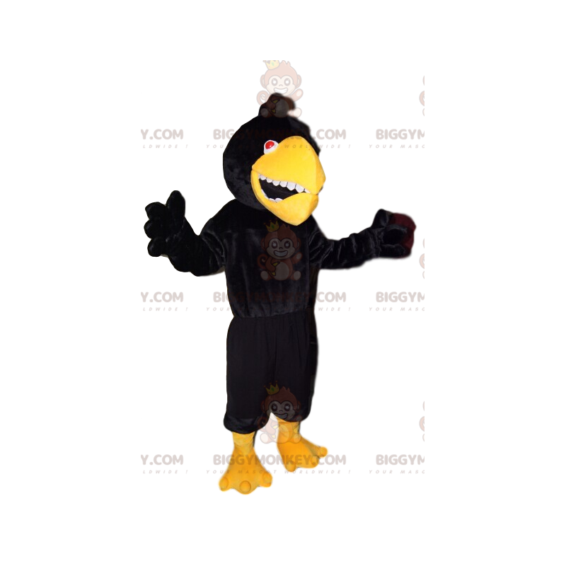 Fato de mascote BIGGYMONKEY™ de uma águia muito agressiva com