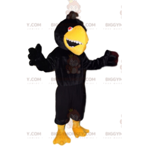 BIGGYMONKEY™ mascot costume of a very aggressive eagle with a