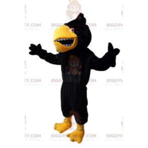 BIGGYMONKEY™ mascot costume of a very aggressive eagle with a