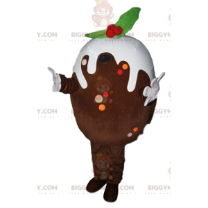 Uovo di cioccolato BIGGYMONKEY™ Costume da mascotte con glassa