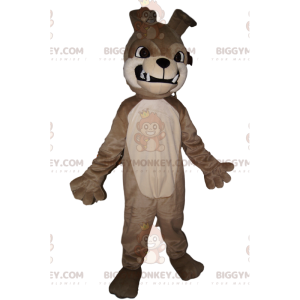 Costume da mascotte Bulldog grigio aggressivo BIGGYMONKEY™.